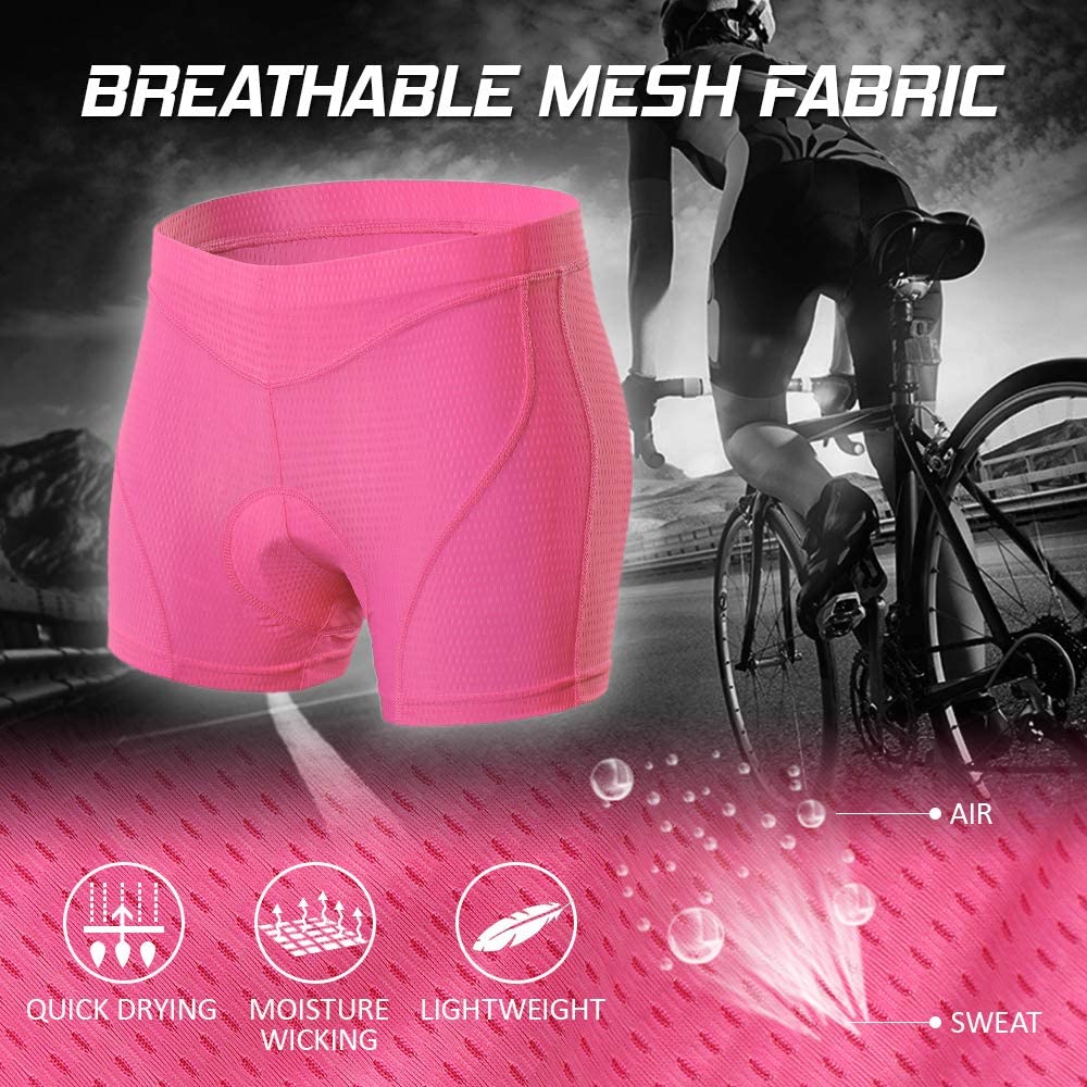 Cuissard Cyclisme Femme Santic – Short Vélo Rembourré 4D, Respirant, Anti-Transpi, Noir