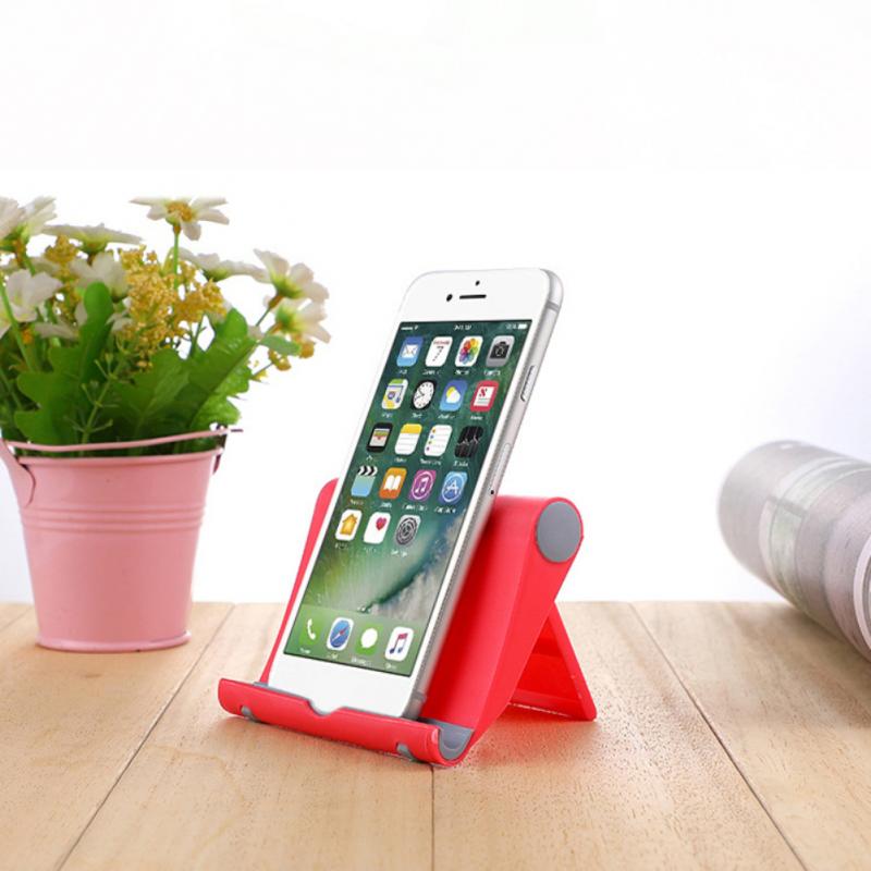 Mobile Phone Tablet Desktop Holder Stand For Samsung S20 IPhone 12 pro max Foldable Desk Phone Holder acessórios do celular: red