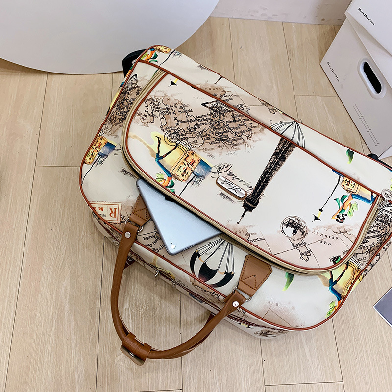 Grote Capaciteit Dames Koffer Trolley Tassen Wieltas Oxford Waterdichte Rollende Bagage Reistas Met Wielen