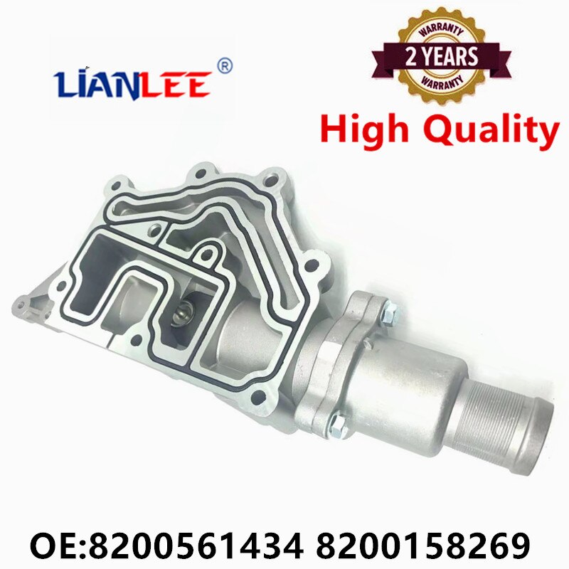Carcasa de termostato de aluminio, salida de refrigerante de tubería de agua, para Renault Megane Clio Laguna Scenic Wind 2001-/8200561434
