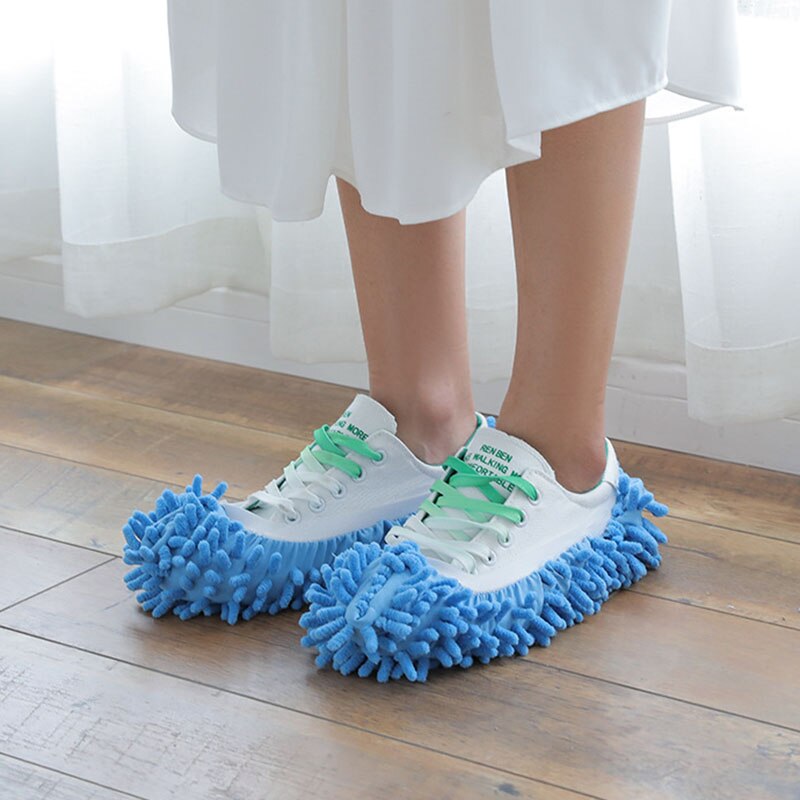 1pcs Cleaning Foot Cleaner Shoe Mop Slipper Floor Dusting Cover Convenient Practical Home accessories Cleaning Tools