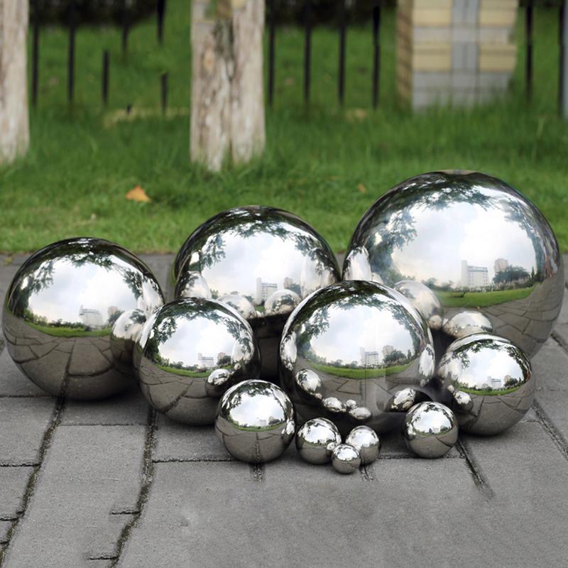 304 Roestvrij Staal Holle Bal Naadloze Spiegel Ball Sphere Home Desktop Decoratie Foto Props