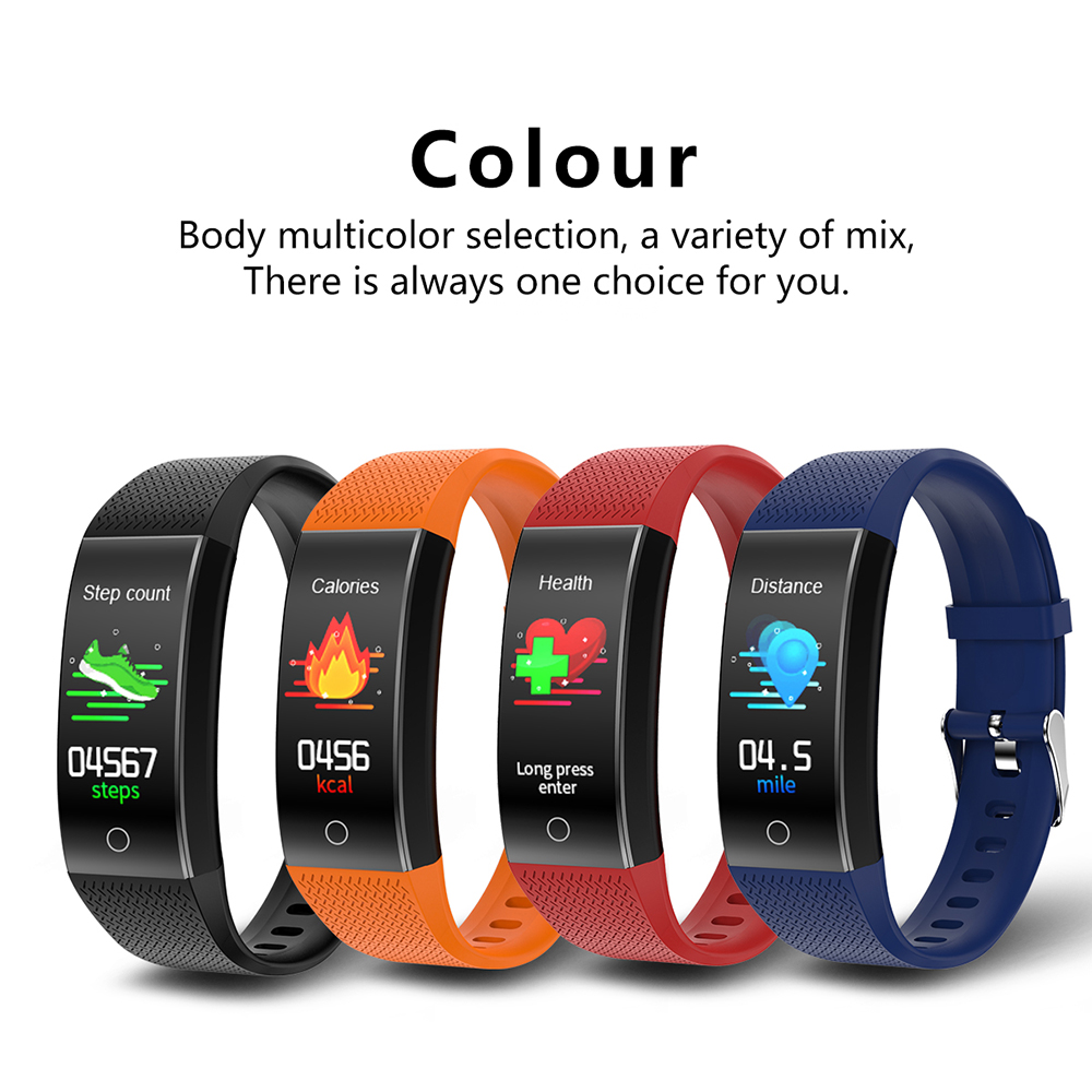 Body Temperatuur Detection Universal Smart Armband Grote Screen Horloge Immuniteit Meting Bloed Zuurstof Bloeddruk Hart