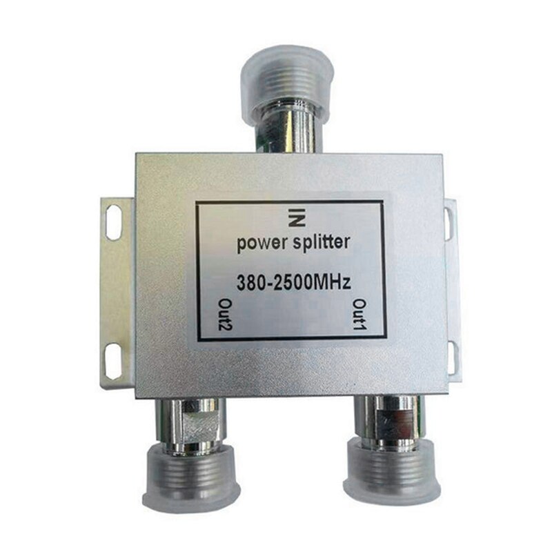 2 Way 380-2500MHz Antenna Power Divider Splitter for GSM CDMA 3G Signal Booster ,Connect to Antenna