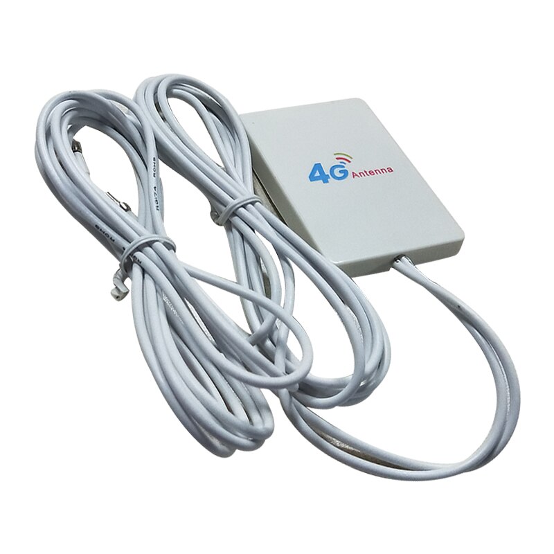 GRANDWISDOM 10DBI Externe Pannel Antenne mit CRC9 männlichen 2m kabel für 3G 4G LTE Router IoT