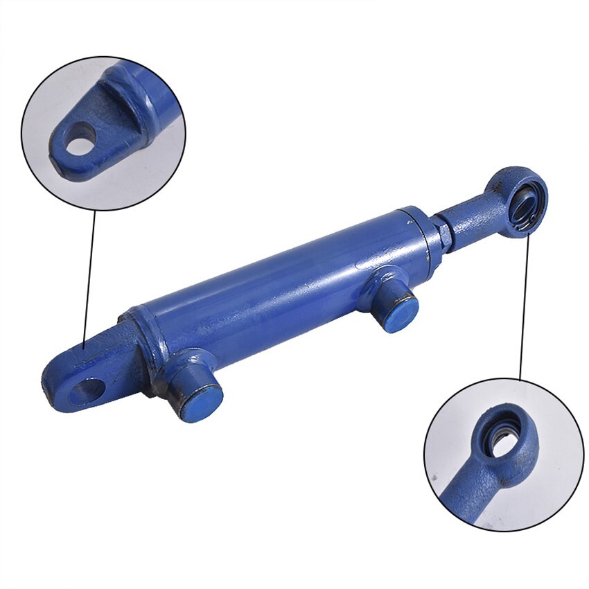 1pc 100-500mm rörelser hydrauloljecylinder kraftig dubbelriktad lyft liten vedklyv 2 tonnage hydraulcylinder