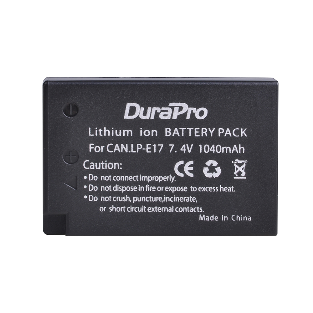 LP-E17 Lp E17 1040 Mah 7.4V Camera Batterij Lader Set Optioneel Voor Canon Eos Rebel T6i 750D T6s 760D m3 8000D Kus X8i: 1 Battery