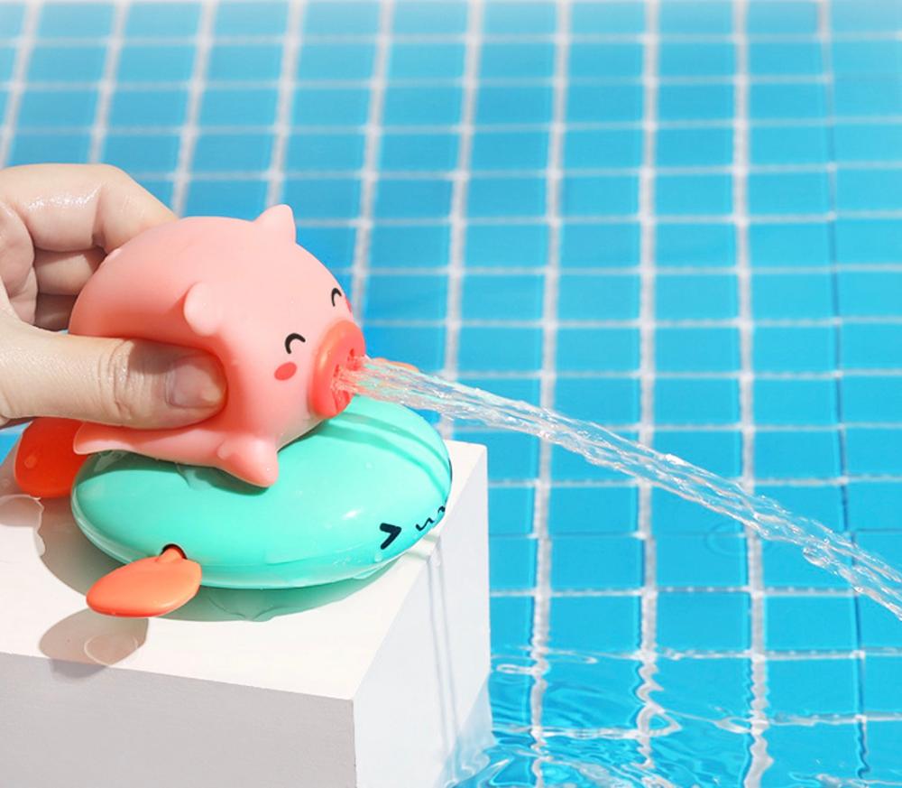 Bad Speelgoed Zwembad Leuke Dieren Varken En Walvis Verschillende Kleur Clockwork Speelgoed Voor Baby 'S En Peuters