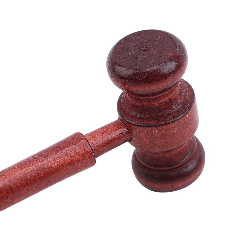 1PC Mini Hammer Lawyer Decoration Hammers Judge Hammer Wooden Hammer Wood Multi Tool Small Hammer Birthday Christmas Toy: Default Title