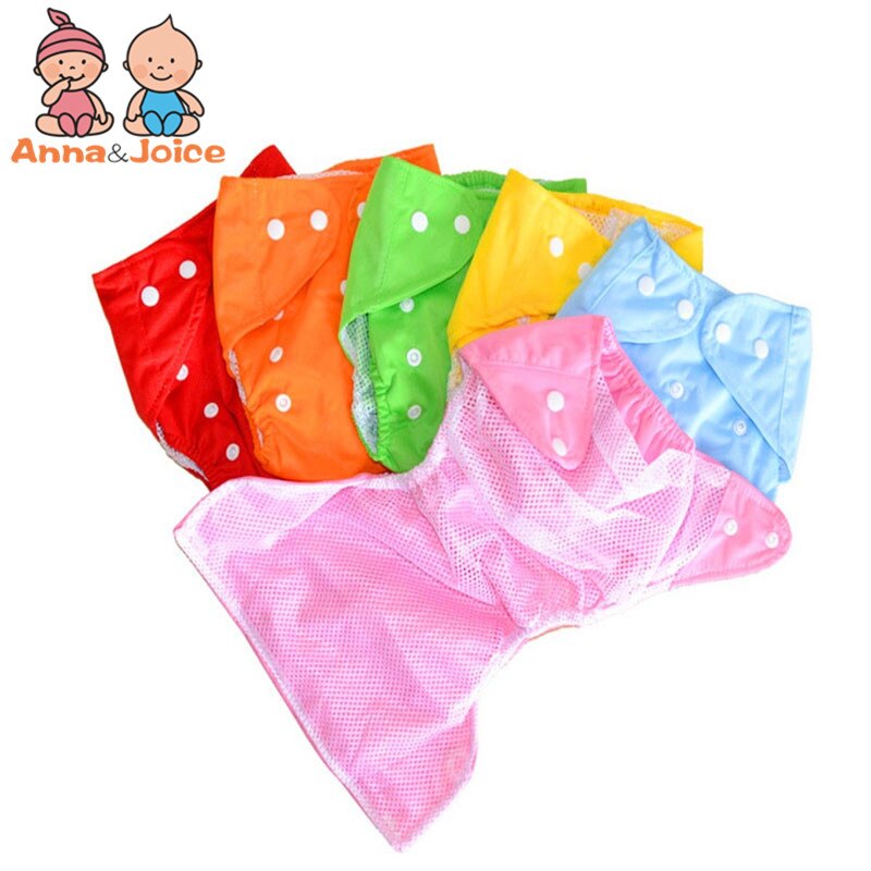 For Summer 5 Pcs/Lot Baby Clothes Adjustable Baby Diapers for 3-13 Kg