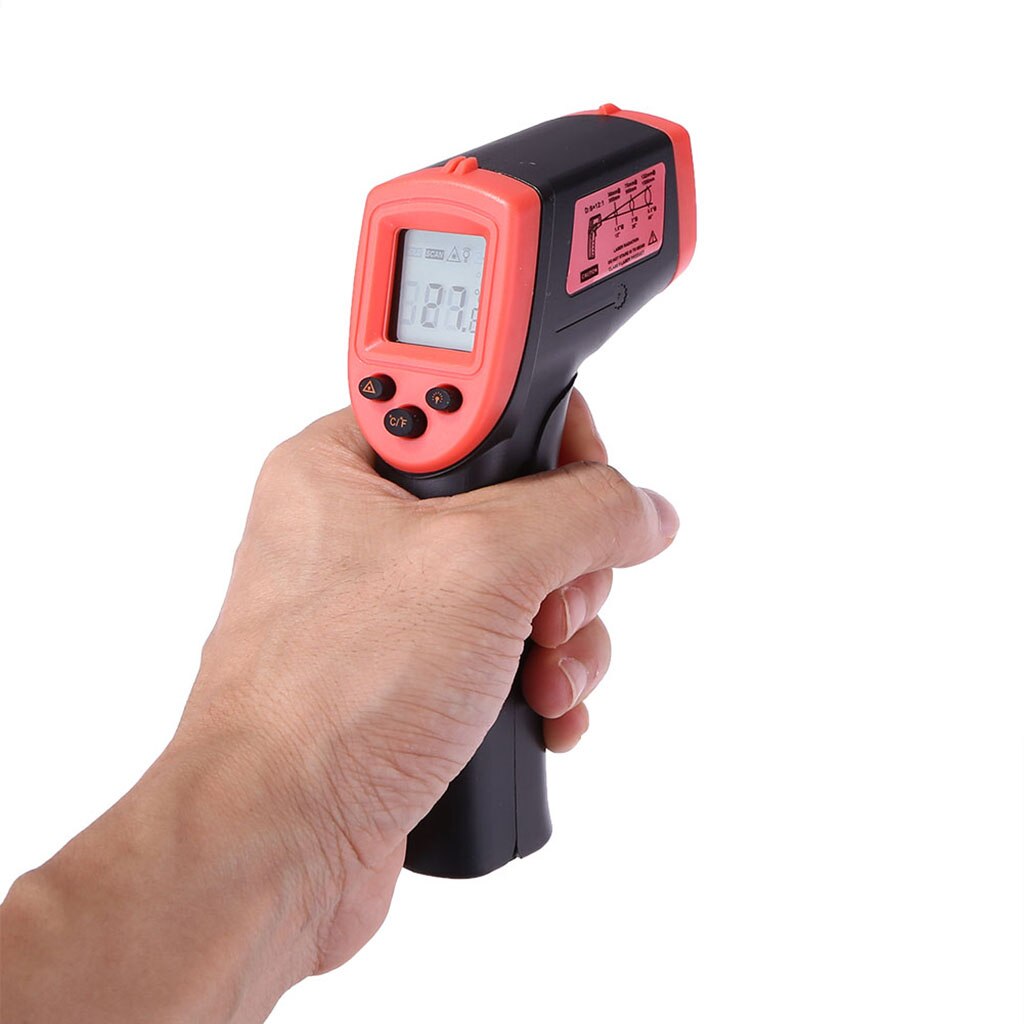 Digital Infrared Thermometer Contactless Temperature Pyrometer Meter Gun