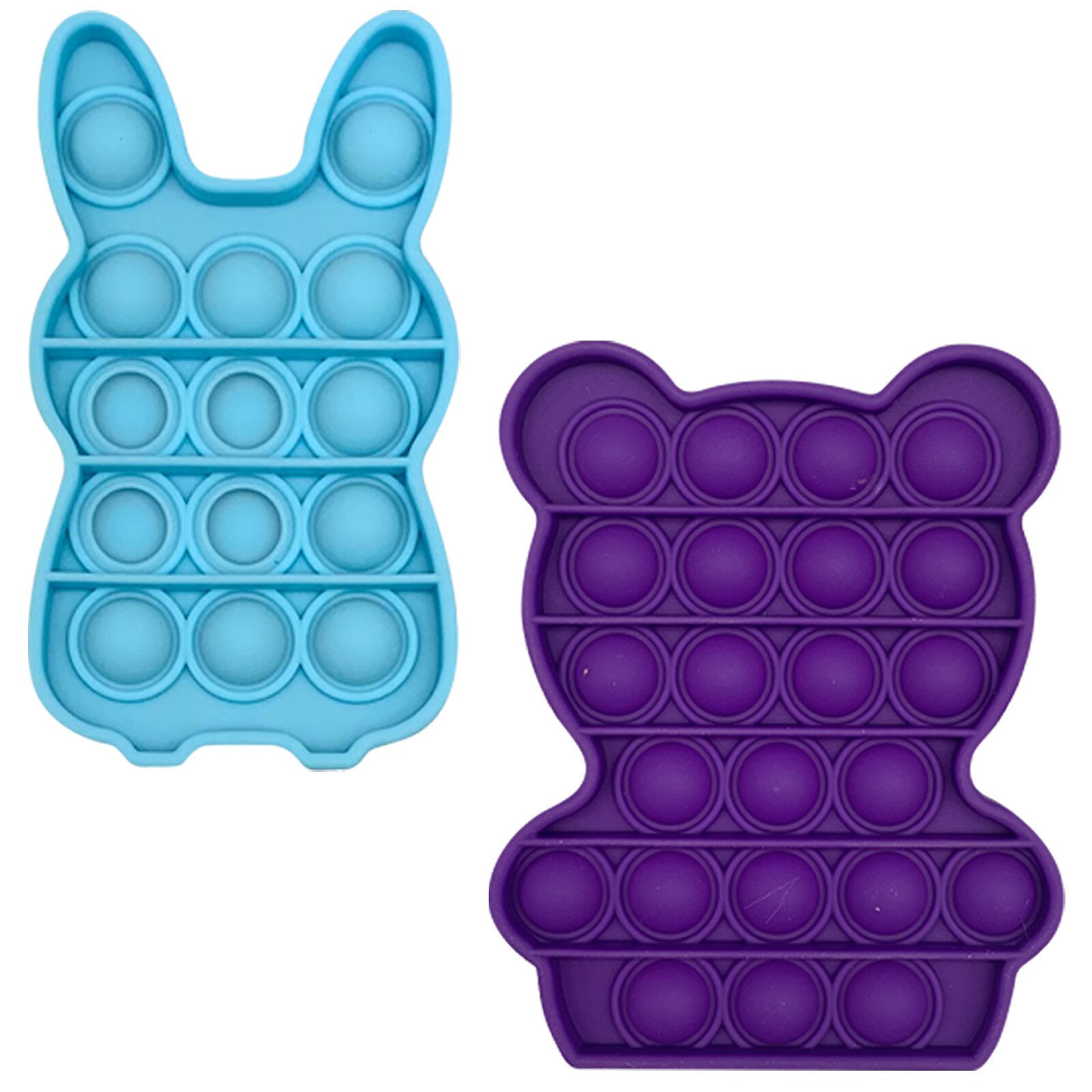 Popit Fidget Speelgoed Push Bubble Fidget Zintuiglijke Speelgoed Autisme Speciale Behoeften Stress Reliever En Verhogen Focus Zachte Anti-Stress speelgoed: 2PC L