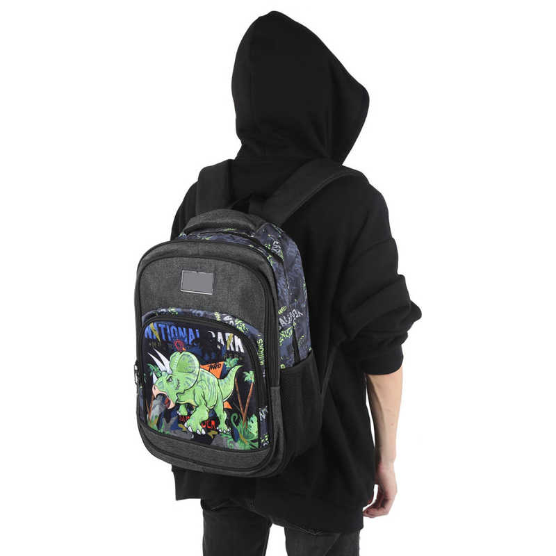 Arnés Jumper para dibujo de dinosaurio, mochila escolar ligera para adolescentes, mochila de seguridad ajustable para niños y estudiantes