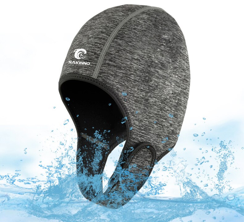 2mm Neoprene Wetsuit Hood Scuba Diving Hood Ear Cover Men Women Youth Bib Dive Cap Surfing Thermal Hood Kayak Snorkel Swim Sail