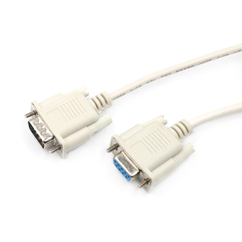Cable Serial macho a hembra/macho a macho/hembra a hembra cable serial DB9 cable de extensión RS232 de aproximadamente 1,4 metros