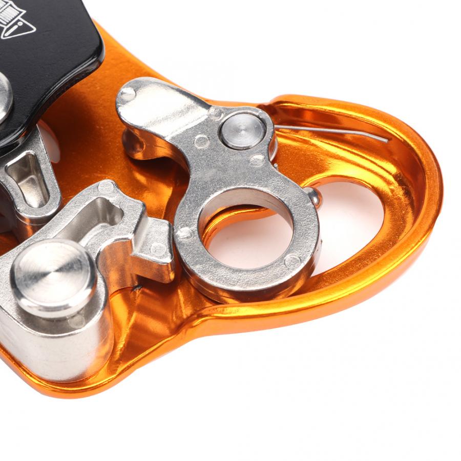 Rock Climbing Descender Grab Rope Safety Equipment Removable Rope Gripper Automatic Lock Anti Fall Protctive Gear