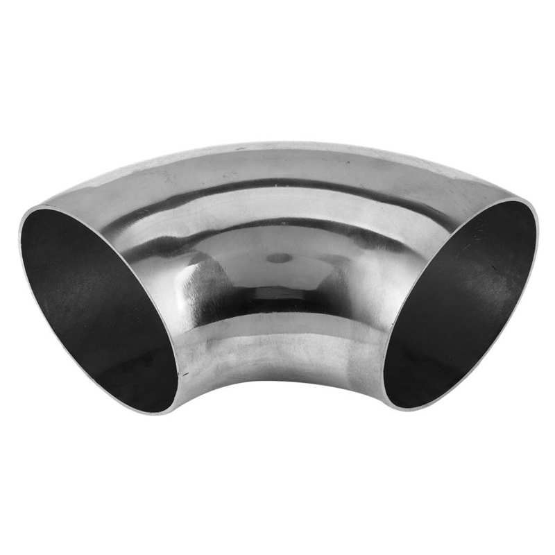 Car 4in Stainless Steel Exhaust Pipe 90 Degree Bend Elbow Pipe Polishing Surface Universal Exhaust Pipe Arrivals