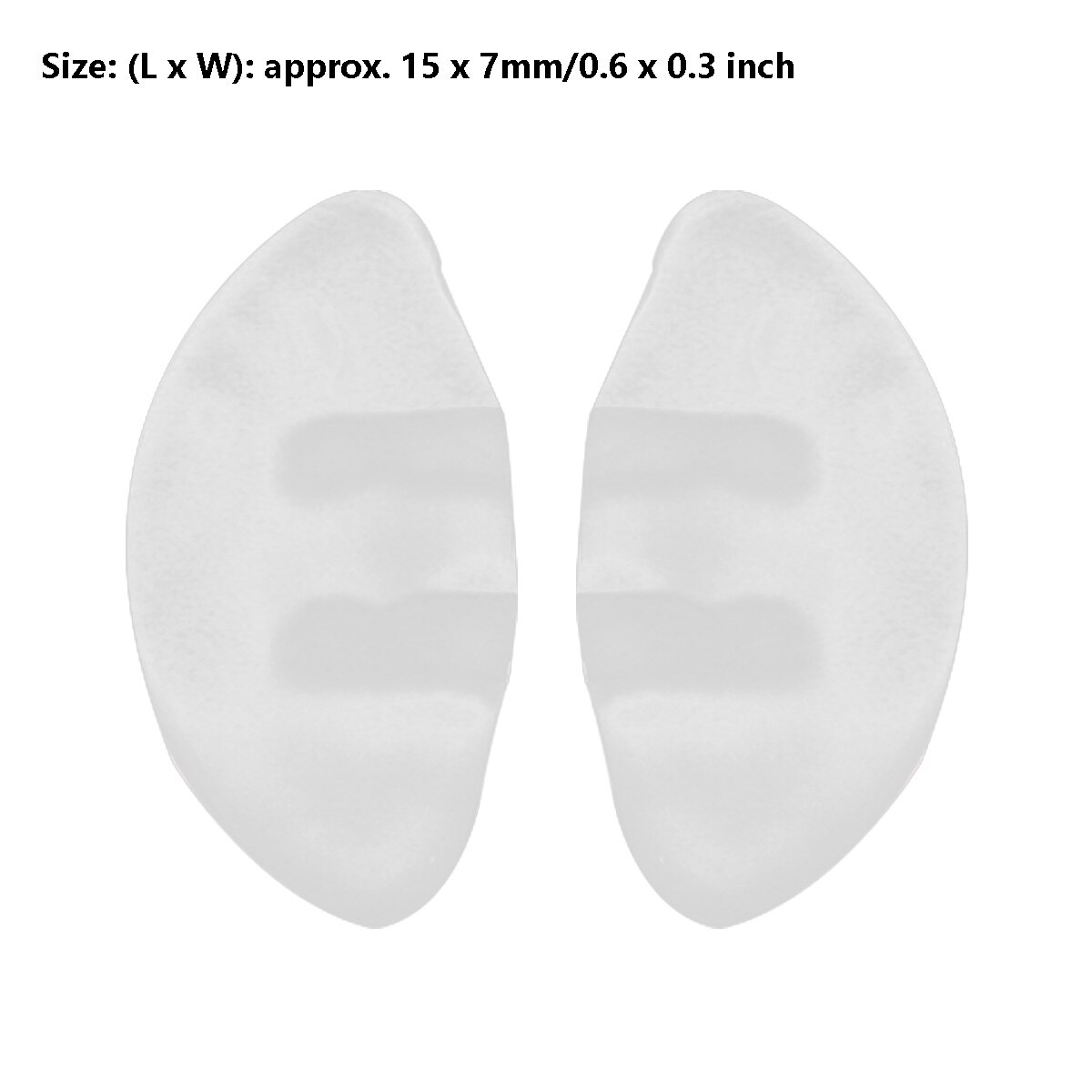 10 Paar Bril Siliconen Neus Pads Anti-Slip Zachte Hypo-Allergeen Siliconen Push In Neus Pads Voor Brillen zonnebril Onderdelen