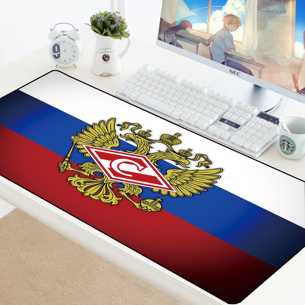 Spartak Mouse Pad Large XL Gaming Lockedge Mouse Mat For Laptop Computer Keyboard Mousepad For Dota 2 CS GO Big PC Desk Padmouse