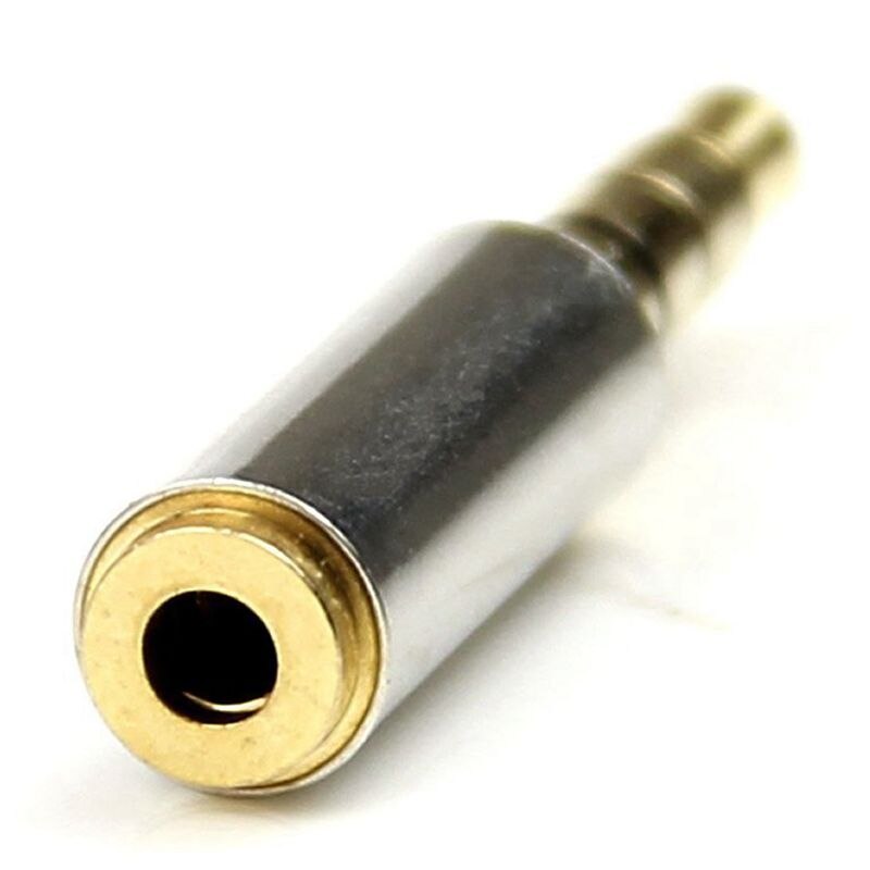 2 stuks hoofdtelefoonaansluiting adapter converter goud 2.5mm mannelijk naar vrouwelijk  o 3.5mm & 3.5mm mannelijk  to 2.5mm