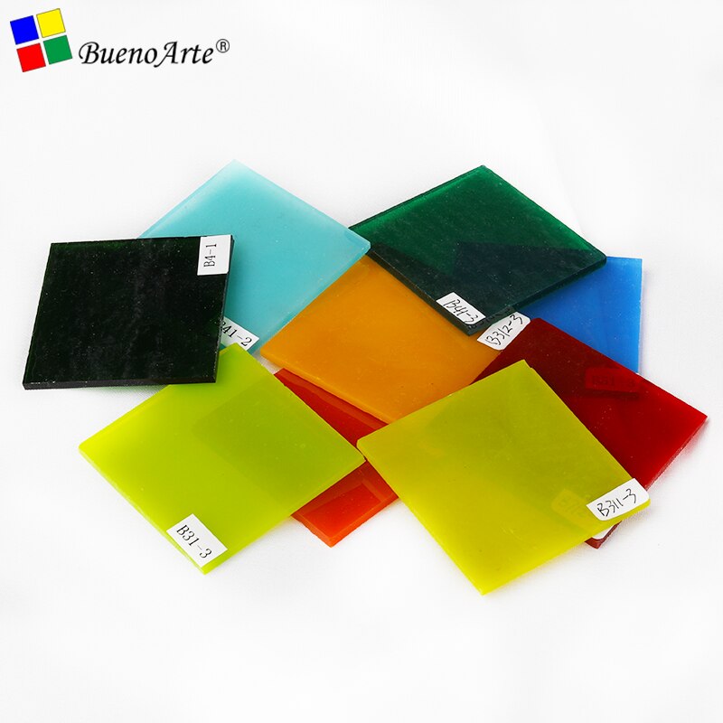 COE 85 Fusible Glass Pack Fusing Glass Transparent mixed colour Artisanal production melt handmade Melting Glass