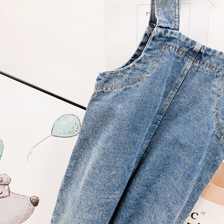 kinderen Jumpsuit Mode Koreaanse Denim Overalls voor Jongens Kinderkleding Jean Jumpsuits voor Kinderen Peuter Jongens Broek