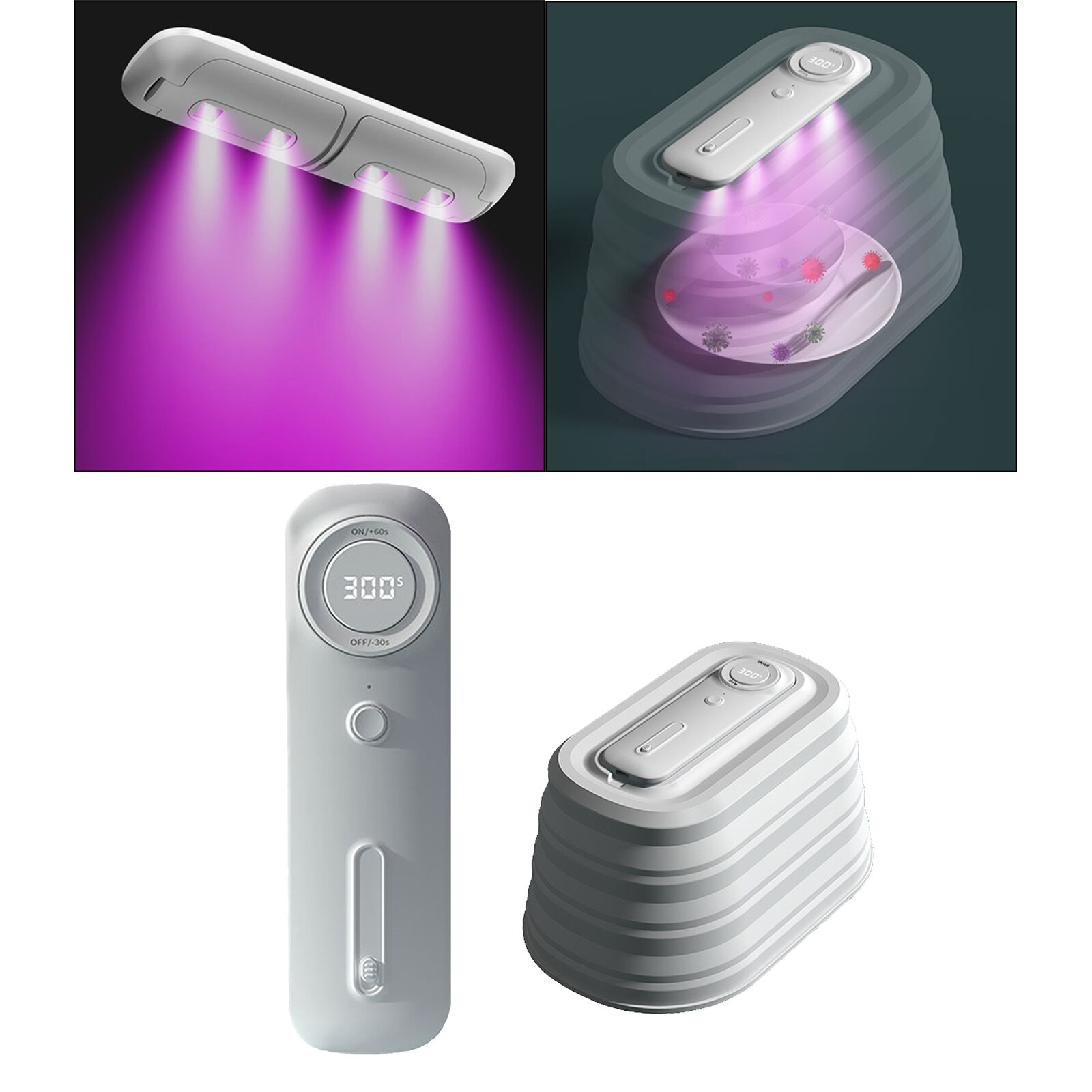 UV Sanitizer Lights Lamp Cleaning Household Bacteria UVC Disinfection Lamp