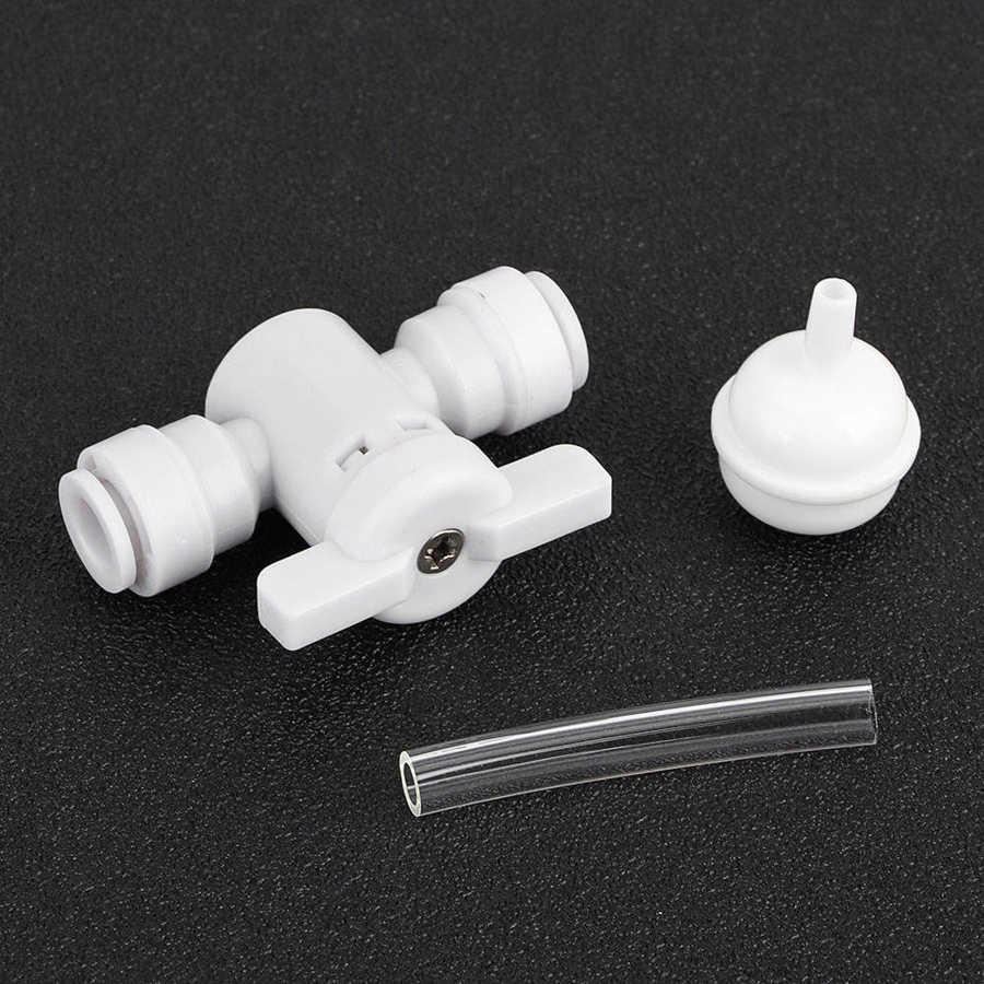 Set White Diy Aquarium Planted Tank Co System Pro Tube Valve Guage