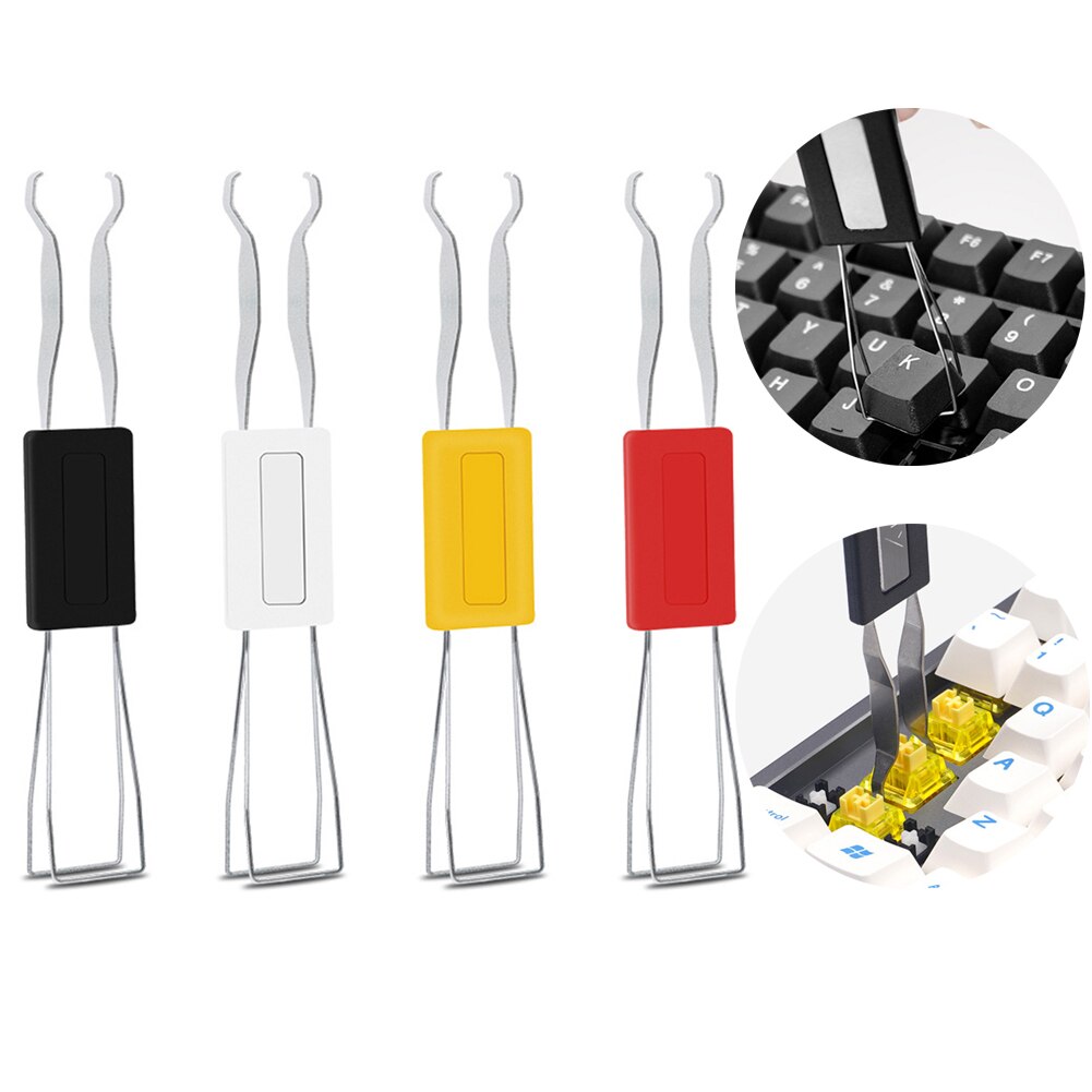 Multi-Purpose Mechanical Keyboard Key Cap Puller Universal Keycap Shaft Remover Button Extractor Replacement Tool for Cherry MX
