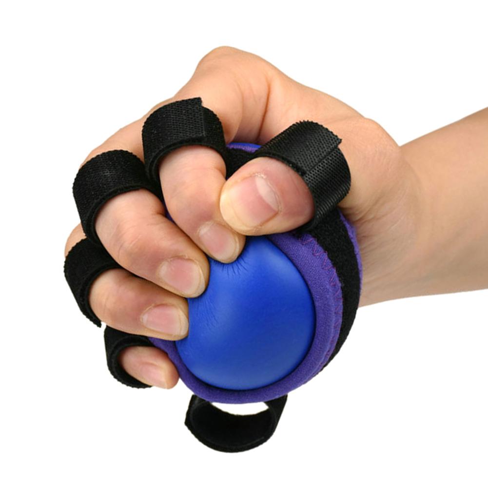 Anti-Spasticiteit Vinger Ring Grip Bal Revalidatie Palm Handgreep Strengthener Vinger Uitoefenaar Squeeze Elastische Grip Bal