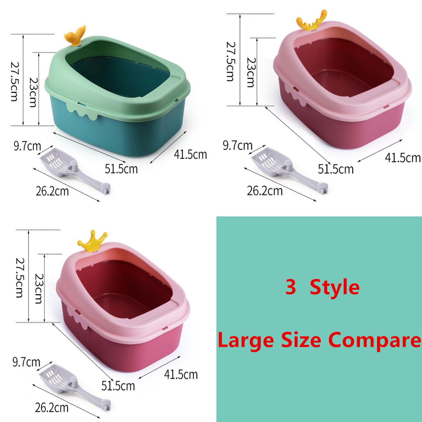 Kuweta dla kota plastikowe czyszczenie robić domu z psim Kot Supplie lekkie zwierzęta odporne na pękanie odporne na pęknięcia anty-łamanie kuweta dla kota