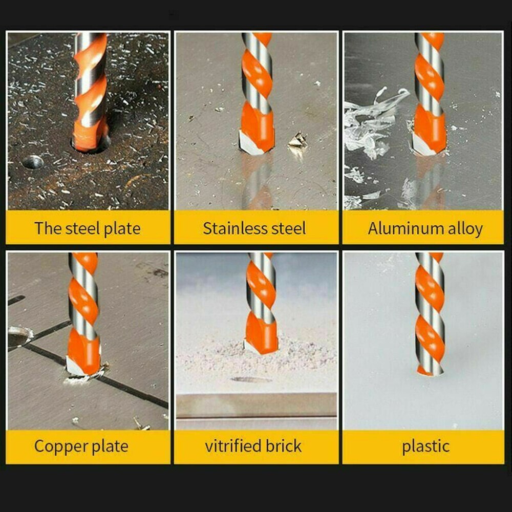 Practical Construction Drill Bit Multi-functional Bits Set For Tile Glass Ceramic Marble