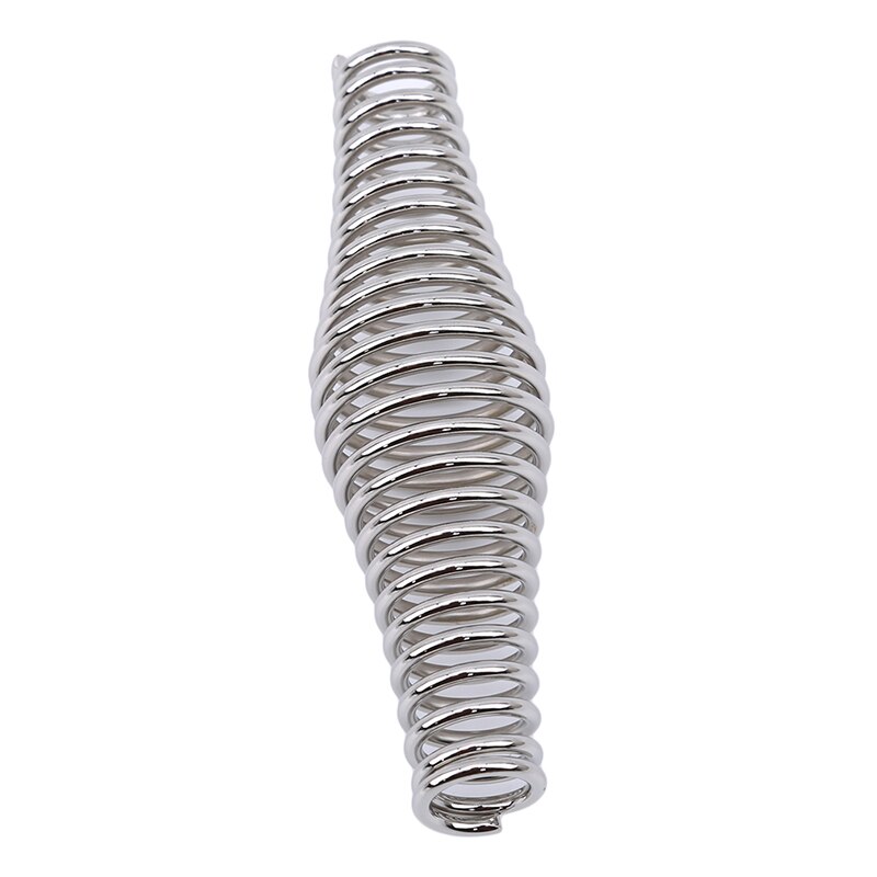 1pc rostfritt stål bbq gropgrillhandtag fjäder vedugn spis rökare elasticitet stålrulle grilltillbehör verktyg