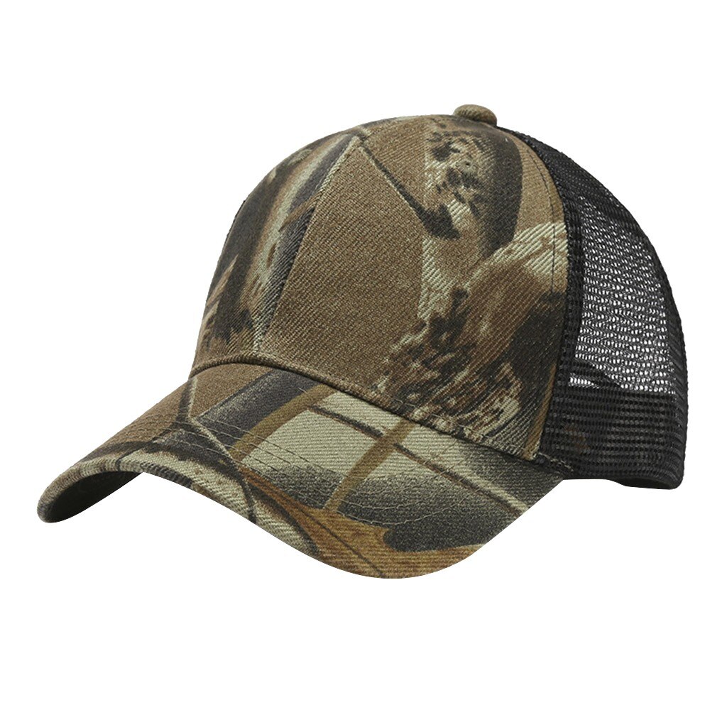 Feitong Baseball Cap Unisex Männer Frauen Camouflage Sonnenhut Einstellbare Baseball Cap Hip Hop Trucker Cap Streetwear Papa Hut