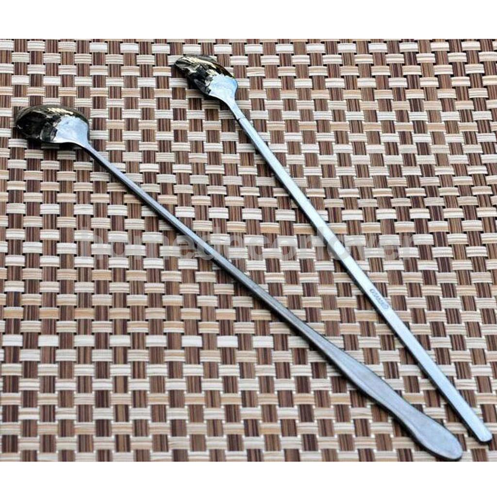 Shaker Mixing Stir Bar Cocktail Spoon Stainless Steel Long Handle- 2 Patterns