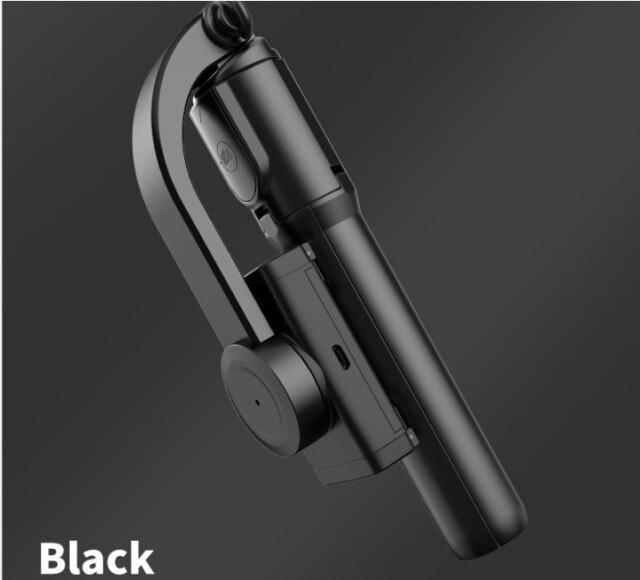 H5 Handheld Opvouwbare 1-As Gimbal Stabilizer Selfie Telefoon Statief Bluetooth Remote Functie Ondersteuning Ios & Android Systeem: H5-Black