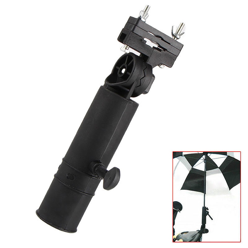 Soporte de paraguas para carrito de Golf soporte de paraguas ajustable giratorio de plástico adecuado para carros de Golf, cochecitos, vehículos todoterreno