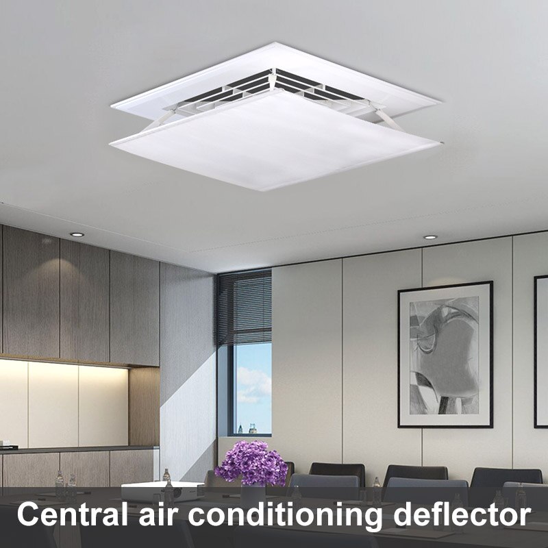 Centrale airconditioning windscherm muur gemonteerd anti-direct uitblazend windscherm