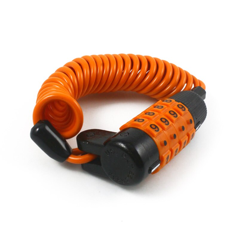 Bicycle Lock Combination Lock Bike Portable Security Lock 160CM Steel Cable Spiral MTB Road Bike Lock Cycling Bicycle Lock