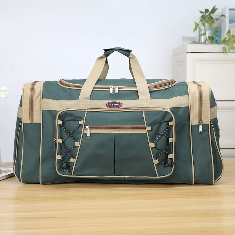 Grote Capaciteit Mannen Reistas Weekend Vrouwen Waterdichte Polyester Hand Bagage Grote Zak Mannelijke Reizen Duffle Zakken Verpakking cubes: F Travel bag