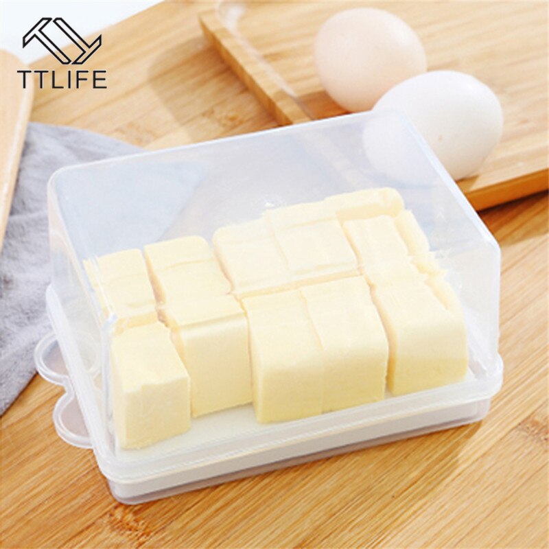 Beurrier boîte conteneur Transparent plastique boîte de rangement fromage serveur stockage gardien plateau avec couvercle plateau à fromage outils de cuisine