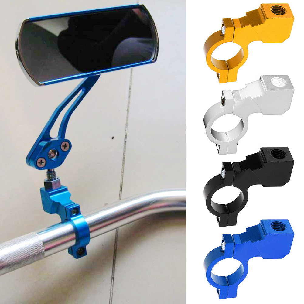 Motocicleta Rear View Mirror Bracket Mount Holder Clamp, Motocicleta Guiador Retrovisor Mirror Clamp, Rosca 10mm
