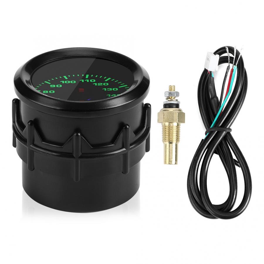 52 Mm/2.0in Auto Olie Temperatuurmeter Digitale Display Stappenmotor Gas Temperatuur Meter Auto Accessoires
