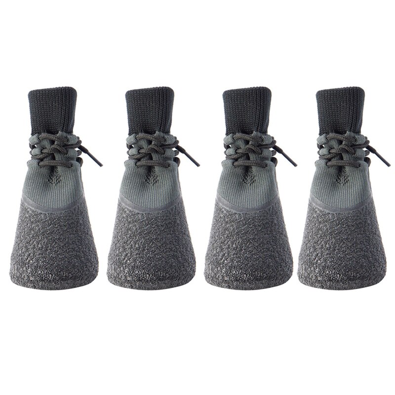 4Pcs Dog Shoes Winter Warm No-Slip Breathable Soft Pet Coconut Socks Dog Boots Cats Socks Small Large Pet Accessories For Dogs