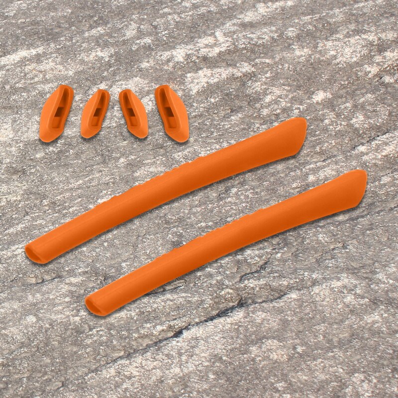 EOS Silicon Gummi Ersatz Ohr Socken Nase Pads für OAKLEY Half Jacket XLJ Sonnenbrille-Optionen: Orange
