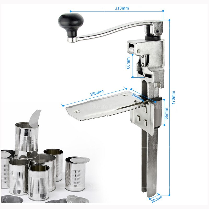 Can Opener Desktop Rotating Tin Can, Commercial Western Restaurant Hotel Can Opener Tool YZ