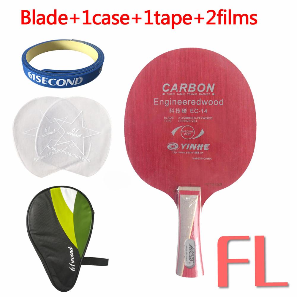 Yinhe Milky Way Galaxy EC-14 EC14 EC 14 table tennis pingpong blade: FL with H 1 case