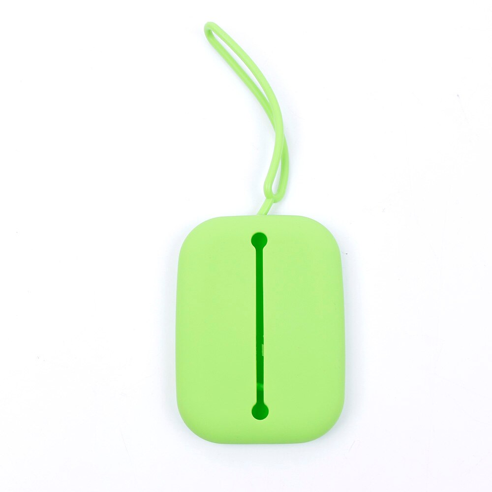 Green Silicone Keyring Key Bag Card Pouch Holder Keyring Bag Birthday