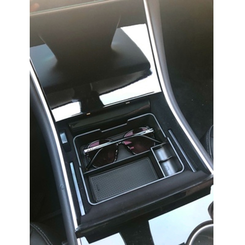 Car Central Armrest Storage Box For Tesla Model 3 BlueStar Container Glove Organizer Case Car Accessories