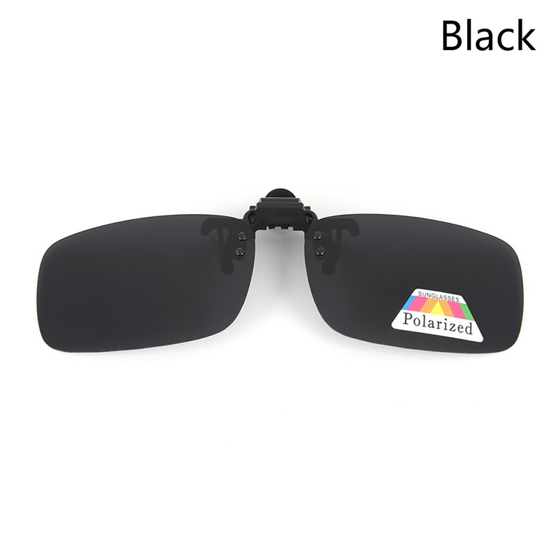 1Pcs Zonnebril Gepolariseerde Clip Voor Bijziendheid Korte Zicht Mannen En Vrouwen Rijden: black